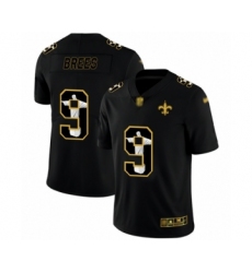 Men's New Orleans Saints #9 Drew Brees Black Jesus Faith Edition Limited Stitched Jersey